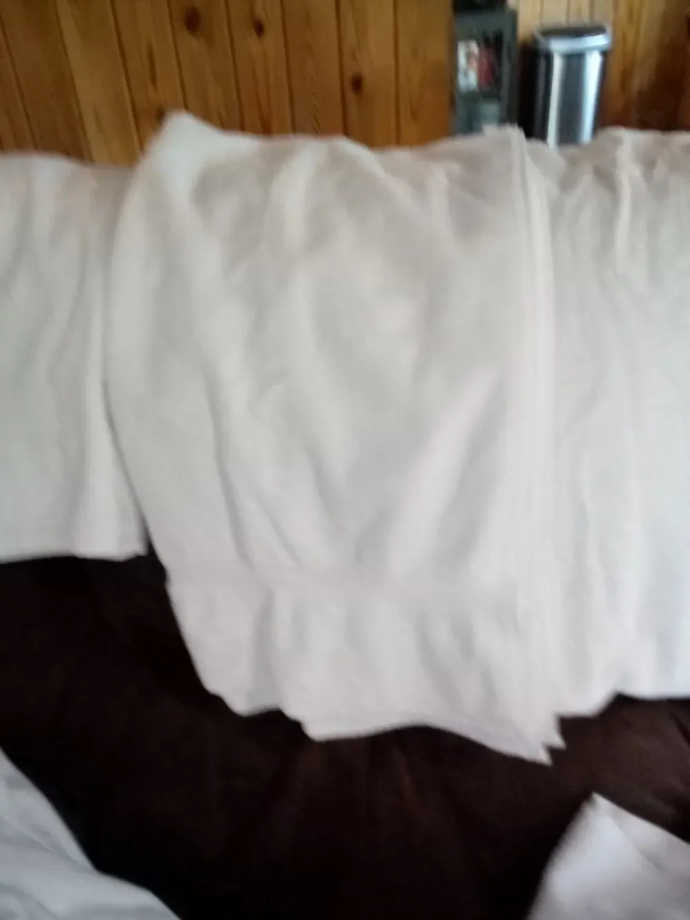 bulk lot of 6 white bath towels cotton Pre-owned
